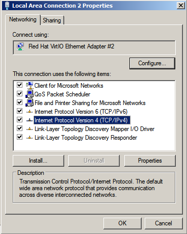 configure private ip