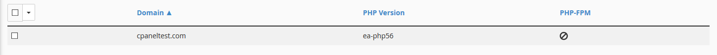 cpanel php version example