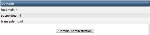directadmin domain administration