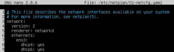 ubuntu 18 netplan