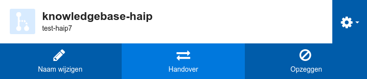 Handover van HA-IP