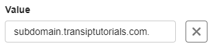 example value alias record pointing to subdomain of the same domain name