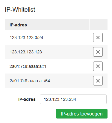 api add whitelist ip