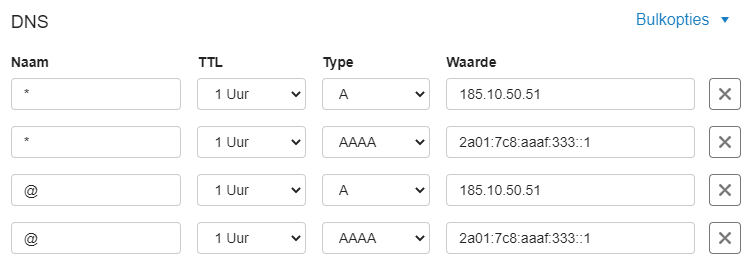 geavanceerd domeinbeheer dns