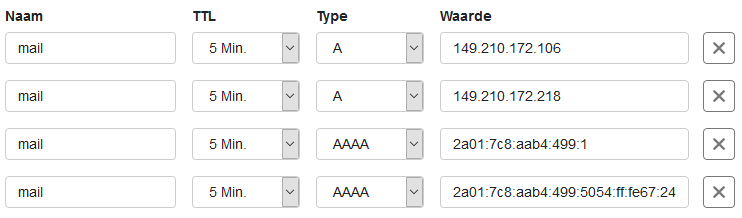 dns example with reverse dns