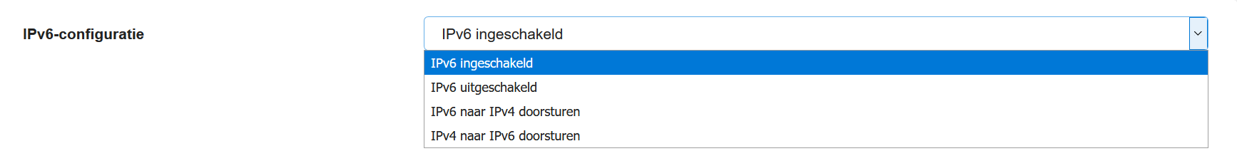 ha-ip ipv6 configuratie