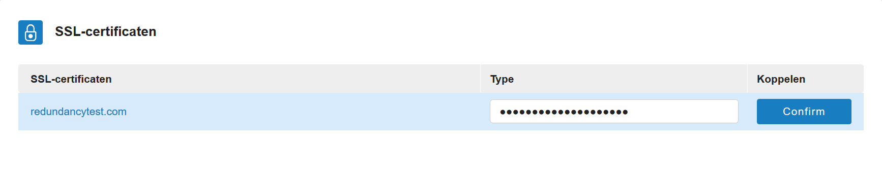 HA-IP SSL-certificaten passphrase 