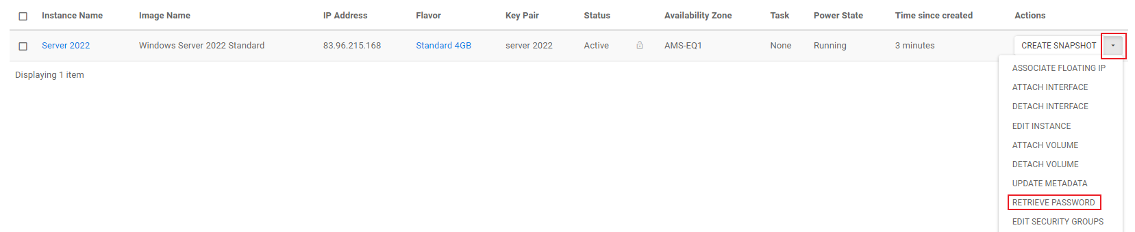 openstack-windows-wachtwoord-ophalen