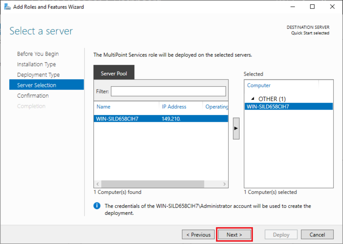 add roles features rds single server