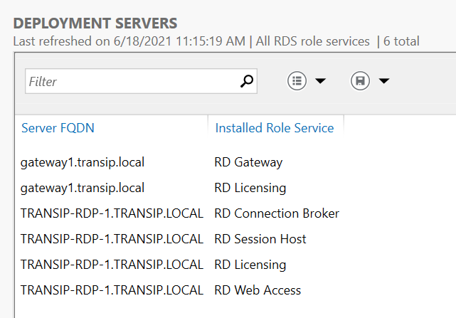 deployment servers 2 licensing servers