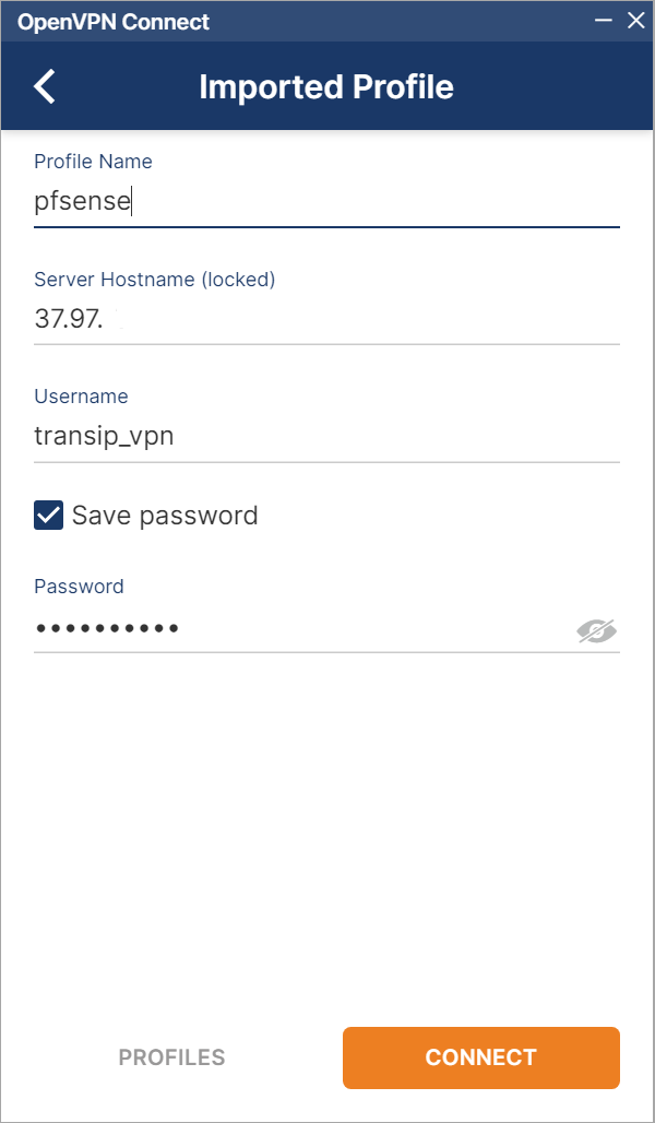 opencpn connect import profile