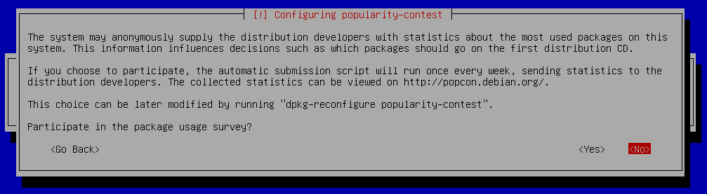 debian9 installation popularity check