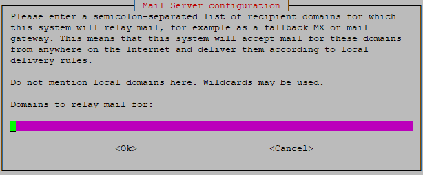 exim reconfigure relay domains