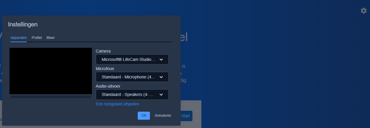 jitsi browser config devices