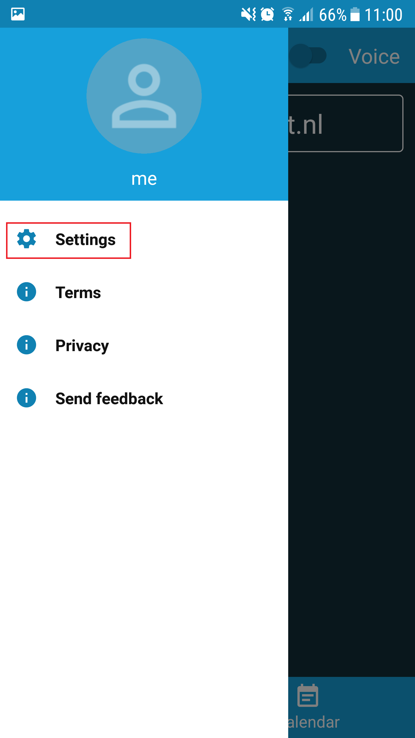 jitsi mobile menu