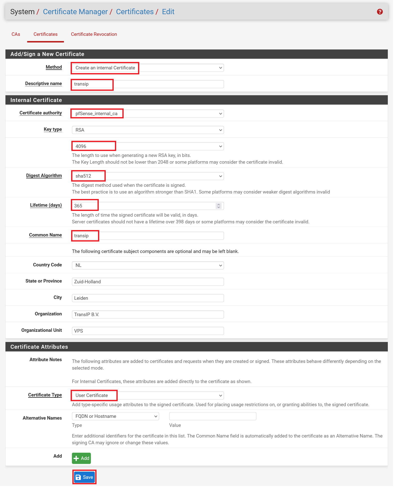 pfsense openvpn cert ldap user