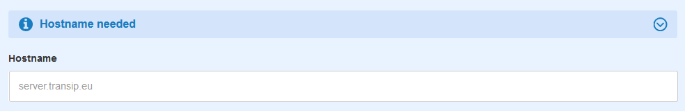 transip hostname required