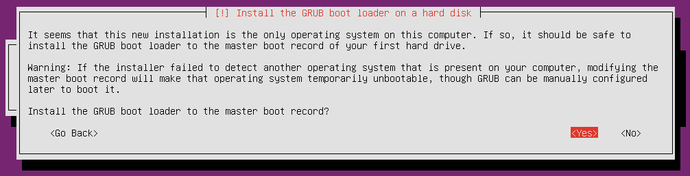 ubuntu18 installation install grub