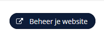 Klik op Beheer je website om in te loggen op het WordPress Dashboard