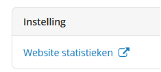 klik op de link naar website statistieken