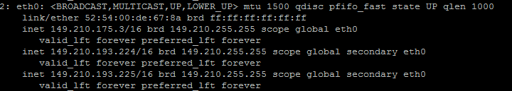 centos 7 added ipv4 address