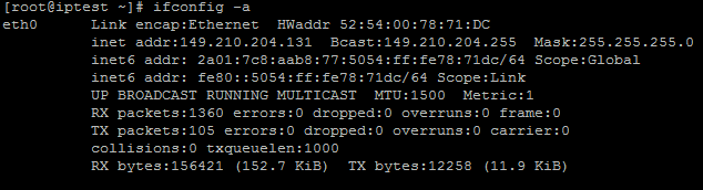 how to add ipv6 address using ifconfig