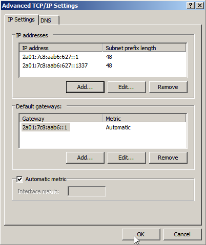 windows 2008 ipv6 overview