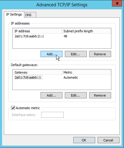 windows 2012 ipv6 advanced tcp/ip settings